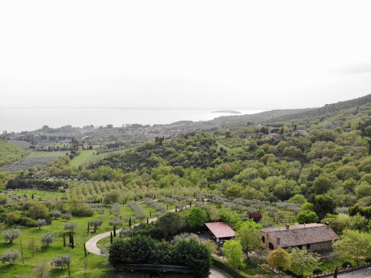 Agriturismo Panorama Sul Lago Passignano sul Trasimeno Bagian luar foto